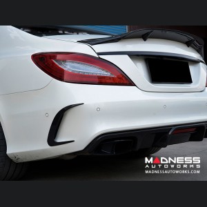 Mercedes-Benz CLS-Class W218 AMG Rear Bumper Fins - Carbon Fiber